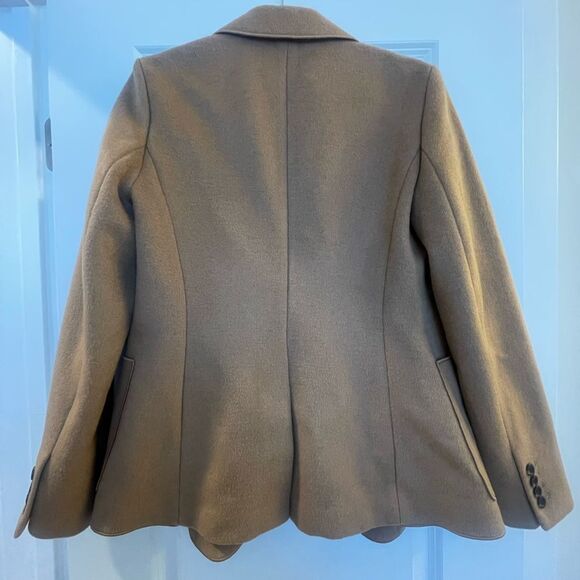 Ann Taylor Camel Wool Blazer - Sz 6 - Picture 2 of 3